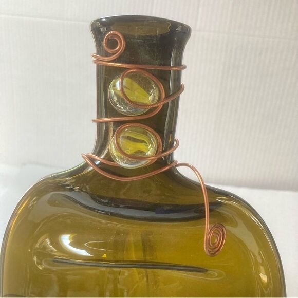 APPETIZER TRAY Wine Bottle Serving Tray Plate and Spreader Knife 13 x 6 inches - Picture 3 of 9